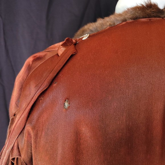 RARE Vintage Scalloped Hem & Sleeve Mink Coat - Picture 10 of 11